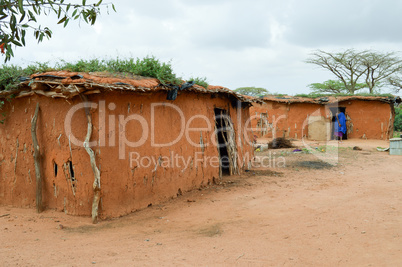 Traditional house of masai