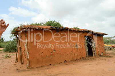 Traditional house of masai