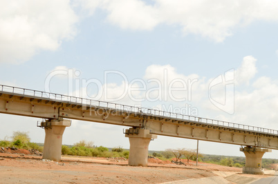 Railway bridge overlooking