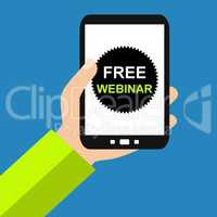 Free Webinar auf dem Smartphone