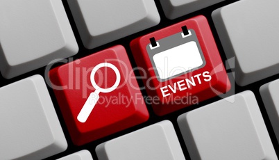 Events suchen und finden online