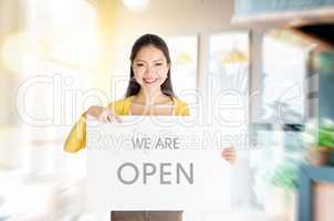 We are open