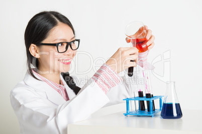 Asian female scientist