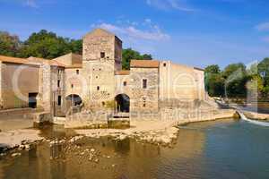 Saint-Thibery Wassermühle - Saint-Thibery watermill, Languedoc-Roussillon