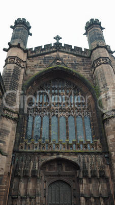 Chester Cathedral in Chester - vertical