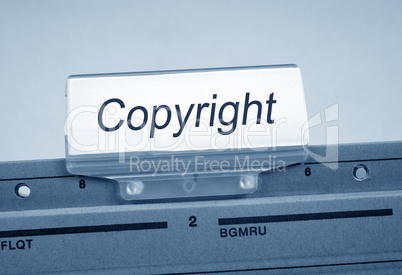 Copyright Register Folder Index in the Office