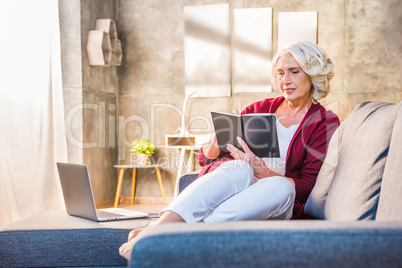 Woman making notes