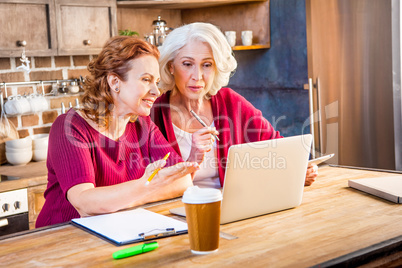 Women using laptop