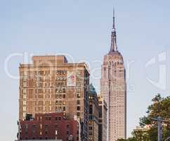 Empire state building facade.