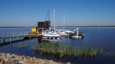 Schwimmendes Haus im Lausitzer Seenland