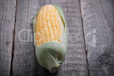 Corn on wood