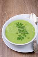 Pea soup puree