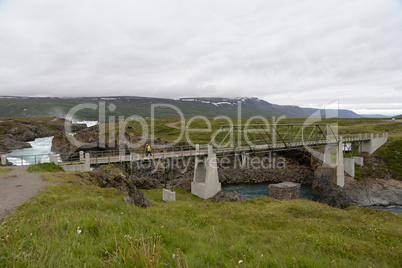 Brücke am Godafoss, Island