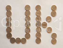 UK Pound coins, United Kingdom