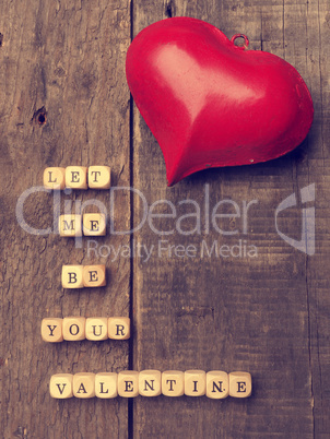 Vintage colored wooden dices with heart shape Vintage colored wooden dices with heart shape