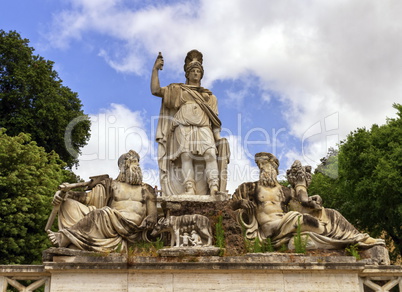 Fountain of the Goddess in Roma, Italy