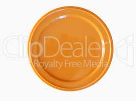 Orange plastic token money