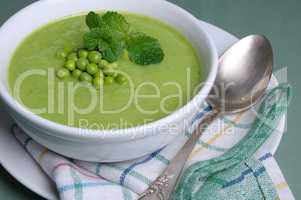 Pea soup puree