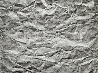 Black crumpled paper as a background