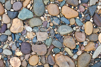 Various pebble stones texture