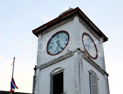 Old building in Phuket town, Thailand.