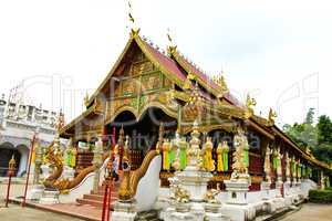 Buddhist temple named Wat Ming Muang in Chiangrai province of Th