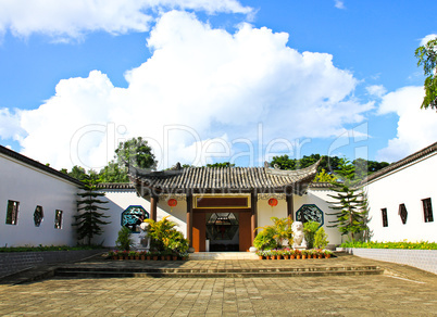 China Buddhist temple  at Mae Fah Luang, University ,Chiangrai,