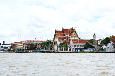 Chao Phraya river in Bangkok, Thailand