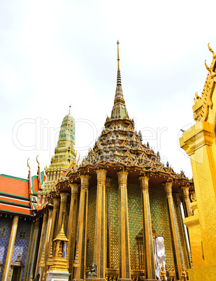 Wat pra kaew, Grand palace ,Bangkok,Thailand.