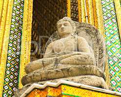 Buddha sculpture at Royal Palace, Bangkok,Thailand