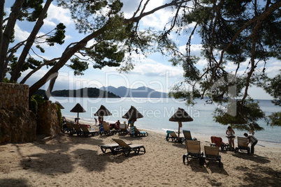 Strand an der Formentor-Halbinsel, Mallorca