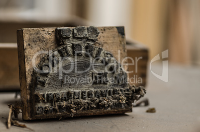 stempel aus holz