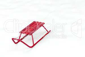 Red sledge
