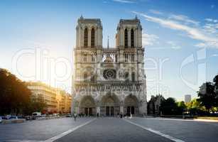 Facade of Notre Dame