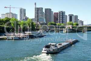 Skyscrapers and Seine