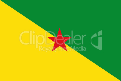 Fahne von Französisch Guyana
