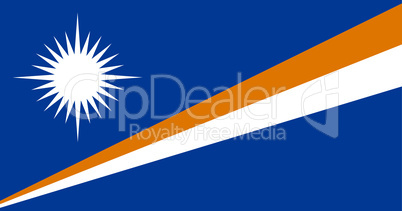Fahne der Marshallinseln