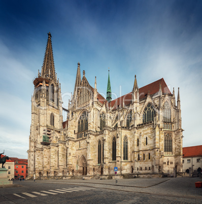 St Peter Cathedral, Regensburg, Bavaria, Germany