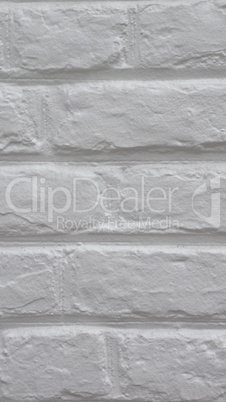 White brick wall background - vertical