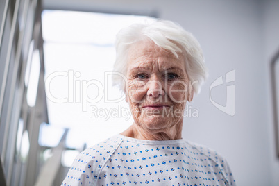 Portrait of smiling senior woman