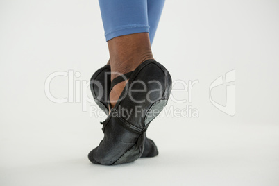 Ballerino practicing ballet dance