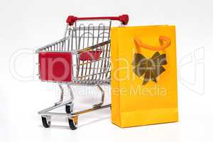 Shopping cart and bag