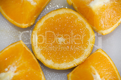 Fresh Orange Slice and Segments