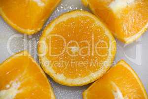 Fresh Orange Slice and Segments