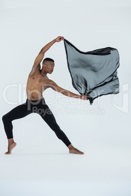 Ballerino practising ballet dance