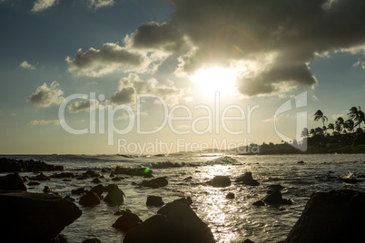 Sonnenuntergang auf Kauai