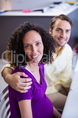 Portrait of smiling couple