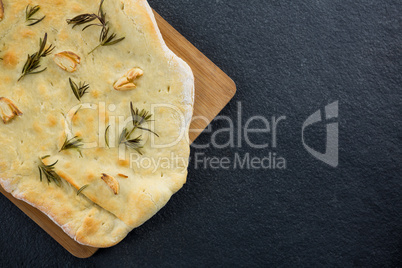 Italian pizza on a chopping board