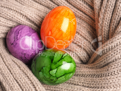 Three Easter eggs