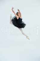 Ballerina practising ballet dance